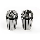 ATOPLEE 1/8 inch and 1/4 inch ER11 Spring Collet Set for CNC Engraving Machine & Milling Lathe Tools