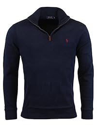 Polo Ralph Lauren Jersey de algodón con media cremallera y pony francés para hombre