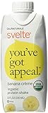 CalNaturale Svelte Organic Protein Shake, Banana Creme, 11 Ounce