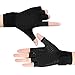 Healifty Compression Gloves - Arthritis Gloves for Arthritis Night Sleep Wrist Support Brace, Relieve and Treat Wrist Pain, Ease Muscle Tension, Half Finger (2 Pair)