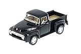 Kinsmart 1956 Ford F-100 Pickup Truck, Black 5385D - 1/38 Scale Diecast Model Toy Car