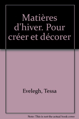 Matières d'hiver