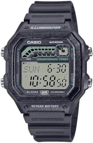 Amazon.com: Casio AE1200 Series | Men's Digital Watch | Black