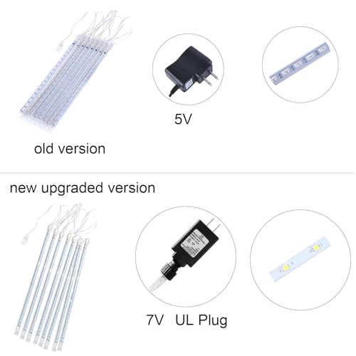 Rain Drop Lights, Aukora LED Meteor Shower Lights 11.8 inch 8 Tubes