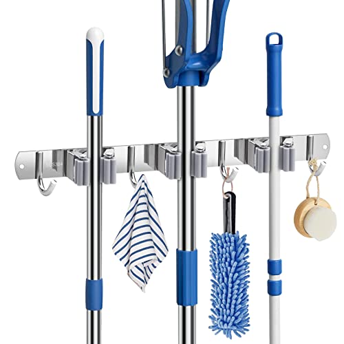 MRLI Broom Qrganizer Wall Mounted Mop and Broom Holder Wall Mounted 15