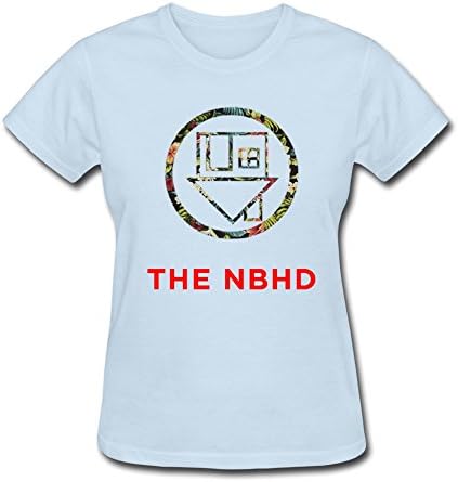 HeZone Womens The Neighbourhood NBHD T-shirts SkyBlue L