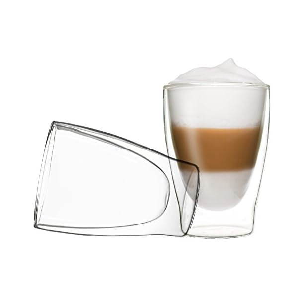 DUOS® Latte Macchiato Gläser Set (2x3 Größen) Doppelwandige Gläser Latte Macchiato, Doppelwandige Kaffeegläser… – Bild 4