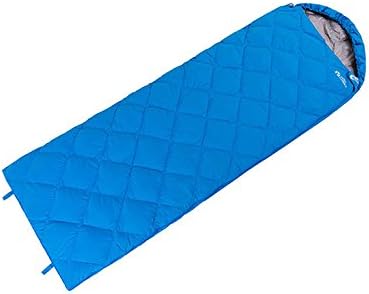 Mobi Garden Outdoor camping warm sleeping bag Envelope type down Adult sleeping bag Filled with 240 grams of down sleeping bag Blue