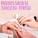 Crystal Nail File Manicure Nail Care, Gentle Filing for a Smooth Finish - Bona Fide Beauty Genuine Czech Glass