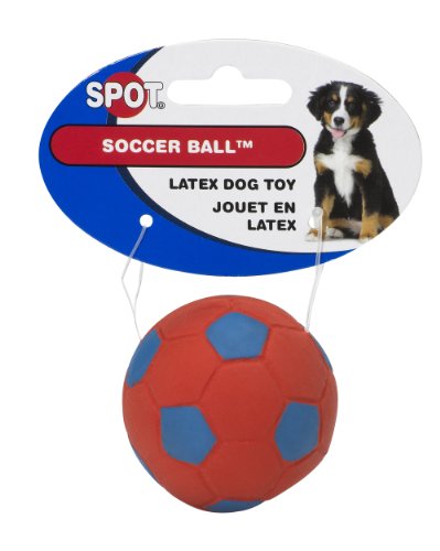 Ethical 2-Inch Latex Soccer Ball Dog Toy - Assorted Colors