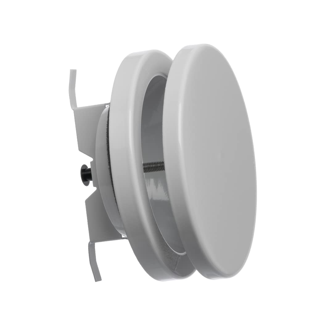 Ø 100mm / 4'' Adjustable Diffuser - Air Supply Valve - Ventilation Ducting Cover - Metal - White