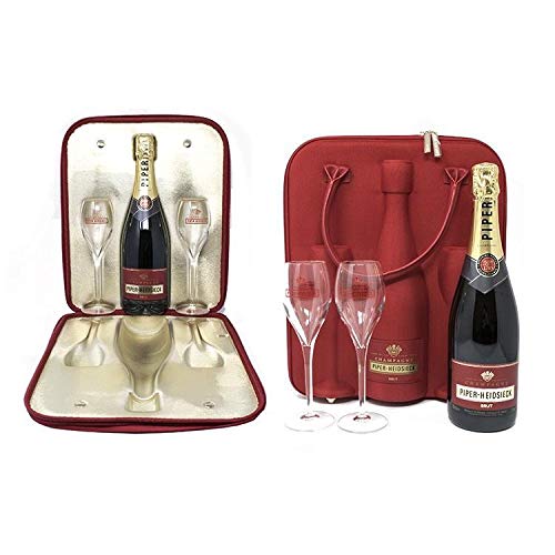 CUVEE BRUT CHAMPAGNE 75 CL IN DER REISEBOX MIT ZWEI GLSERN