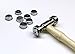 TEXTURING HAMMER WITH SET-9 PATTERNS INTERCHANGEABLE DESIGNS FACES METAL TEXTURE (E 13)