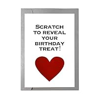 Ihopes Funny Birthday Card | Scratch Birthday Card | Naughty Birthday Cards for Him | Funny Rude Love Gift Card Perfect for Boyfriend Him Husband Fiance