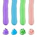 Huibudch Rainbow Slime Fluffy Slime Floam 10 OZ Slime 4 Colors Jumbo Slime Stress Relief Toy Keep Your hands Busy With 4 Colors 10 OZ( Blue Pink Green Purple)