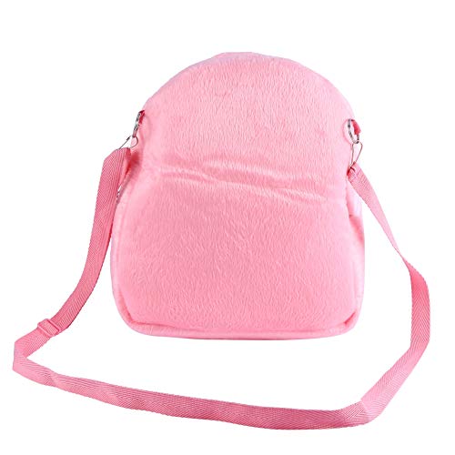 Pet Carrier Bag, Teacup Carrier Hamster Rat Pet Sling Carrier Backpack Teacup Yorkie Carrier Outdoor Traveling Bag Handbags Backpack(Pink)