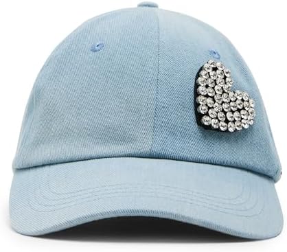 Distressed Metallic Baseball Hat Adjustable Closure Everyday Wear Amazon.com: Steve Madden Distressed Metallic Baseball Hat  main image 4