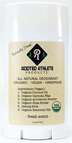 100% Natural Deodorant (That Works!) - Fresh Scent - Aluminum Free - Certified Organic - for Women and Men