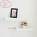 Floating Shelves Wall Mounted,Set of 2,Classic Crown Molding Design,Great for Bedroom,Living Room,Bathroom,Kitchen,5 Inch Depth,Deeper than others,White