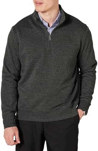 Chaps Men's Classic Fit Full-Zip Microfiber Jacket Outerwear, Navy