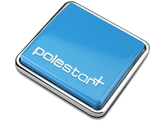 YUWATON Car Body Badge Metal Sticker for Volvo XC60 S60 V60 Polester Car Front Middle Frame And Desktop Badge (Polestar sticker 1.69in (with silver edge))