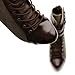Ollio Women's Winter Shoe Lace Up Military Buckle High Heel Multi Color Ankle Boot