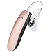 GLCON G-01 Wireless Headset with Microphone Mic,Voice Command,Caller Number Prompt,Bluetooth Headphones Ear Buds for iPhone X 8 7 7s 6s plus,Galaxy S8 S6 Edge Nokia Blackberry Smartphones (Rose Gold)