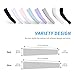 Cooling Compression Sports Arm Sleeve [2 PK] [White & Black] w/ 99% UV Protection for Outdoor Activities (Golf, Training, Cycling, etc)