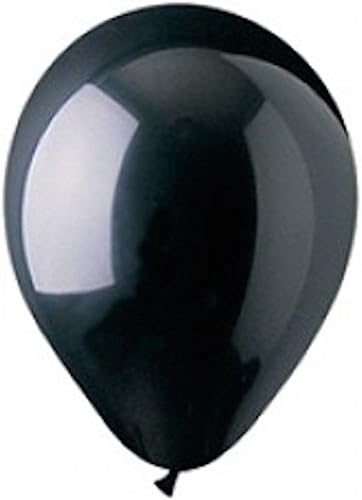 CTI 12" BALLOONS FOR PARTY'S AND CELEBRATIONS (BLACK)