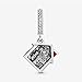 Pandora Jewelry Cozy Christmas House Cubic Zirconia Charm in Sterling Silver