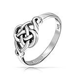 Bling Jewelry 925 Sterling Silver Irish Celtic Love knot Ring
