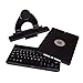 Aerb Folio Laptop Keybook Removable Detachable Bluetooth Keyboard Case With 360 Degree Swivel Stand Multiple Viewing Angles for iPad Air, Black
