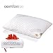 Shredded Memory Foam Pillow by Comfortac, with Washable Removable Cooling Cover Made of Rayon Derived from Bamboo - Firm & Comfortable Optimum Support, Neck Pain & Headache Relief