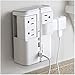 ECHOGEAR Wall Charger Surge Protector with 4 Pivoting AC Outlets & 2 USB Ports – 1080 Joules to Protect Gear & Increase Outlet Capacity