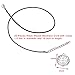 Bememo 20 Pieces 29 x 24 mm Silver Plated Bead Cages Pendants Findings and 20 Pieces 18 Inch Black Waxed Necklace Cord with Clasp for Jewelry Making