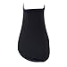JACKSHIBO Men Women Quick-Dry Water Skin Shoes Aqua Socks for Water Sports Swim Surf Yoga Exercice Beach,Black XL