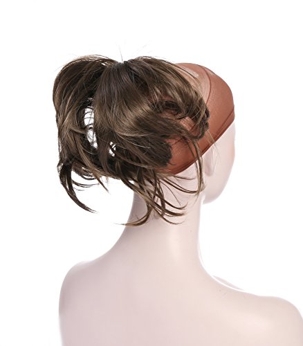 Onedor 12 inch adjustable messy style ponytail hair ext…
