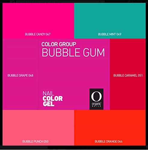 Organic Nails Gel Color Group Bubble Gun (Bubble Mint)