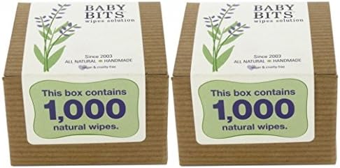 Baby Bits Wipes Solution - Makes 1,000 Natural Wipes, 2 Count