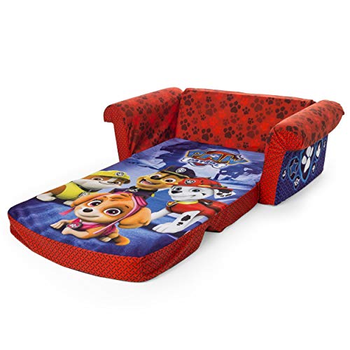 Marshmallow Furniture, Children's 2-in-1 Flip Open Foam Sofa, Paw Patrol, by Spin Master