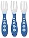 Gerber Graduates Kiddy Cutlery Forks, 3 Count Colors May Vary