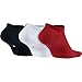 JORDAN JUMPMAN NO-SHOW 3PPK SOCKS BLACK WHITE GYM RED SIZE XL