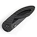 Cool Hand 3.75'' Carbon Fiber Scale Folding Pocket Knife w/ 2.75'' Polished Black Ceramic Blade, Frame Lock, Black Liner
