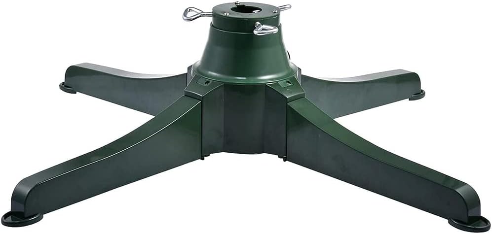 Tree Stands - EUPEFIST Rotating Christmas Tree Stand, Heavy-Duty Tree Base Rotating Tree Base Detachable Artificial Christmas Tree Base Suitable for Christmas Trees Up to 10 Feet (About 3.0 Meters)