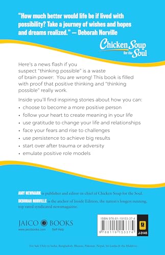 Chicken Soup for the Soul Series: Think Possible: 101 Stories about Using a Positive Attitude to Improve Your Life 1