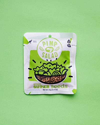 PIMP MY SALAD Vegan Superfood Seeds | Keto, Gluten Free, Paleo, Dairy Free | Crunchy Meal & Salad Toppings Made with Whole Food Ingredients | 12 Single Serve Packets - Thumbnail 4