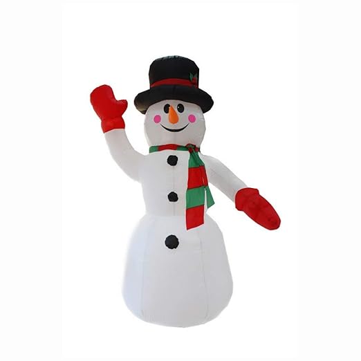 ARAUS Aufblasbarer Schneemann 240CM Beleuchtet Weihnachtsdekoration Figur groß