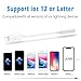 Headphone Adaptor for iPhone 8 Adapter to 3.5mm Earphone Adaptor for iPhone7/7 Plus8/8PlusX/XS Accessories Headphone Cable Splitter Audio Jack Headphone Cable Earbud Adapter Support iOS12thumb 4