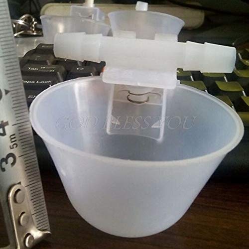 Mccng – Bird Feeding – 5pcs Poultry Bird Chicken Water Drinker Cup Plastic Bowl Automatic Drinking – Drinker Drinkers Bowl Bird Bird Feeding Drinker Chicken Feeder Water Automatic Poultry Parrot Feed