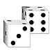 Beistle 54132 2-Pack Dice Card Boxes, 6-1/2-Inch by 6-1/2-Inch (Value 3-Pack)